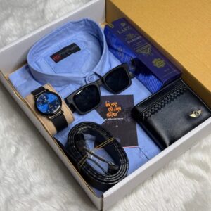 Premium 8-in-1 Men's Shirt Combo Gift Box
