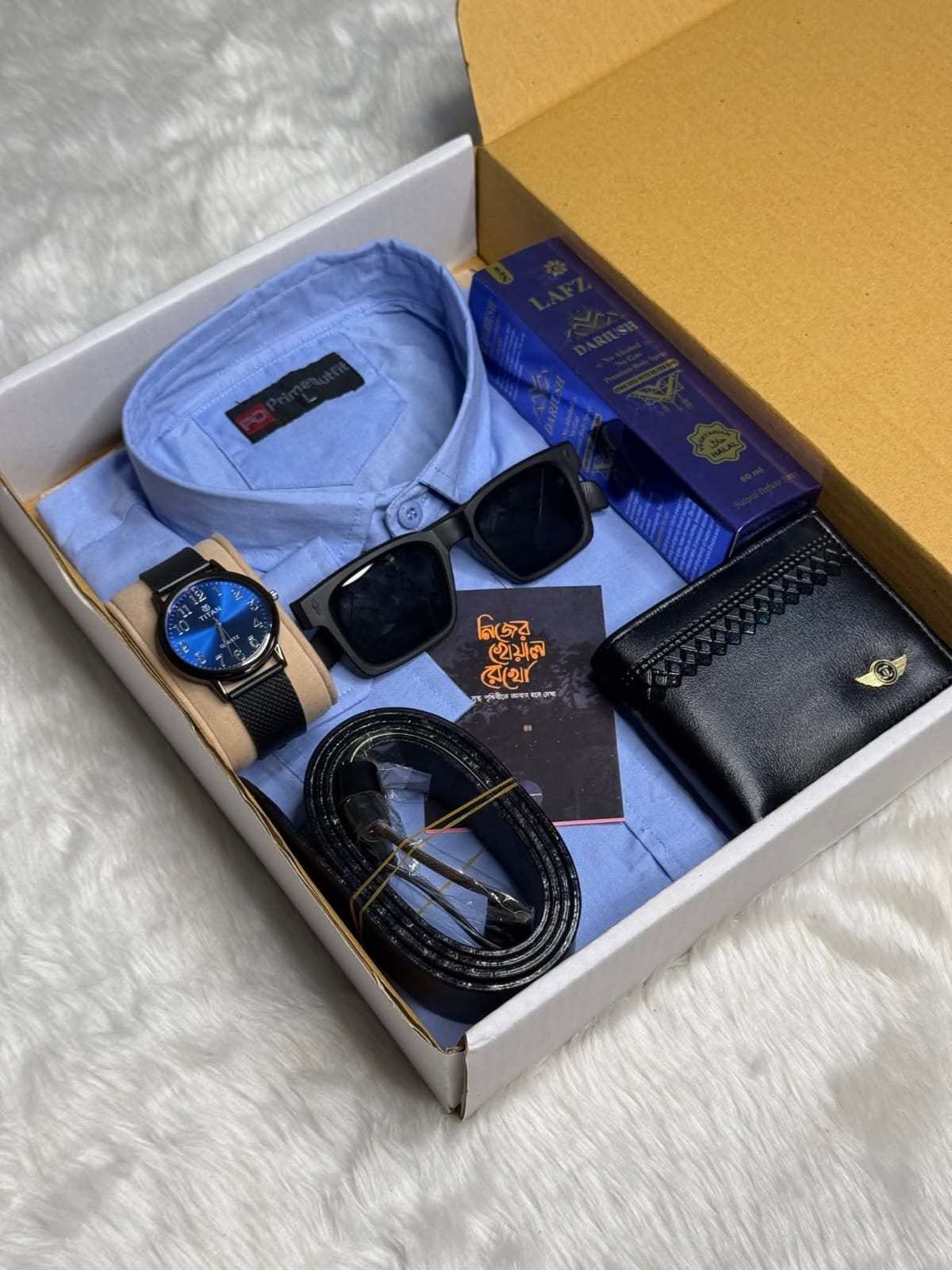 Premium 8-in-1 Men's Shirt Combo Gift Box