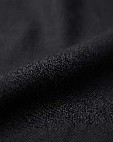 Premium Embroidery Punjabi for Men – Black with Red Sami Long Embroidery (2)